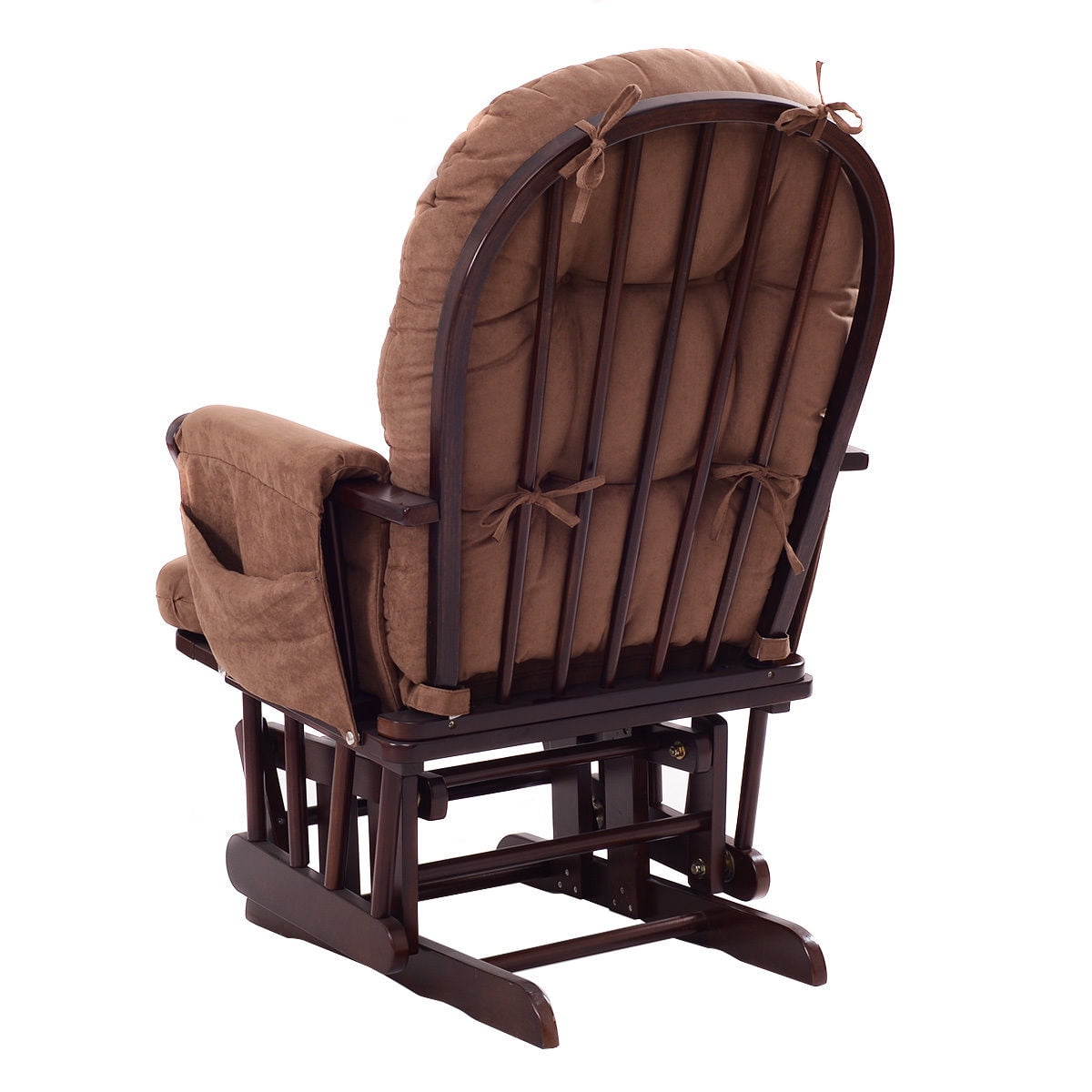Baby Nursery Relax Rocker Rocking Chair Glider /& Ottoman Set w// Cushion Beige