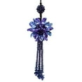 thumbnail image 6 of VERMON Stylish Flower Beads Pendant Car Interior Decor Rearview Mirror Hanging Ornament, 6 of 6