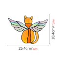 thumbnail image 3 of Angel Commemorative Gift Color Pendant Angel Wing White Catcher Decoration Lover Gift 1 Piece Window Decorations Hanging Plants Fathers Day Gifts, 3 of 8