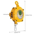 thumbnail image 2 of 7.5*5.5*13.5in Yellow Spring Tool Balancer Retractable Spring Balancer Round Retractable Tool Fixture Holder, 2 of 11