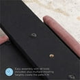 thumbnail image 2 of Pemberly Row Channel Tufted King/California King Velvet Headboard - Dusty Rose, 2 of 7