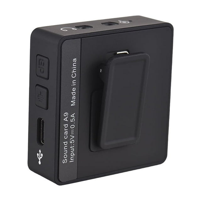 Sound card,Mic Portable Voice Portable Voice With Handheld Clip-on Sound Built-in Mic Portable 11 Sound Color Voice Voice Display Live Handheld Computer Voice With 11 Sound Laptops With 11 Sound