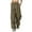 Army Green_001, variant on Girls Cargo Jogger Pants High Waist Elastic Drawstring Wide Leg Loose Casual Streetwear Trousers for Dance and Everyday Play Pink 6-7 Years