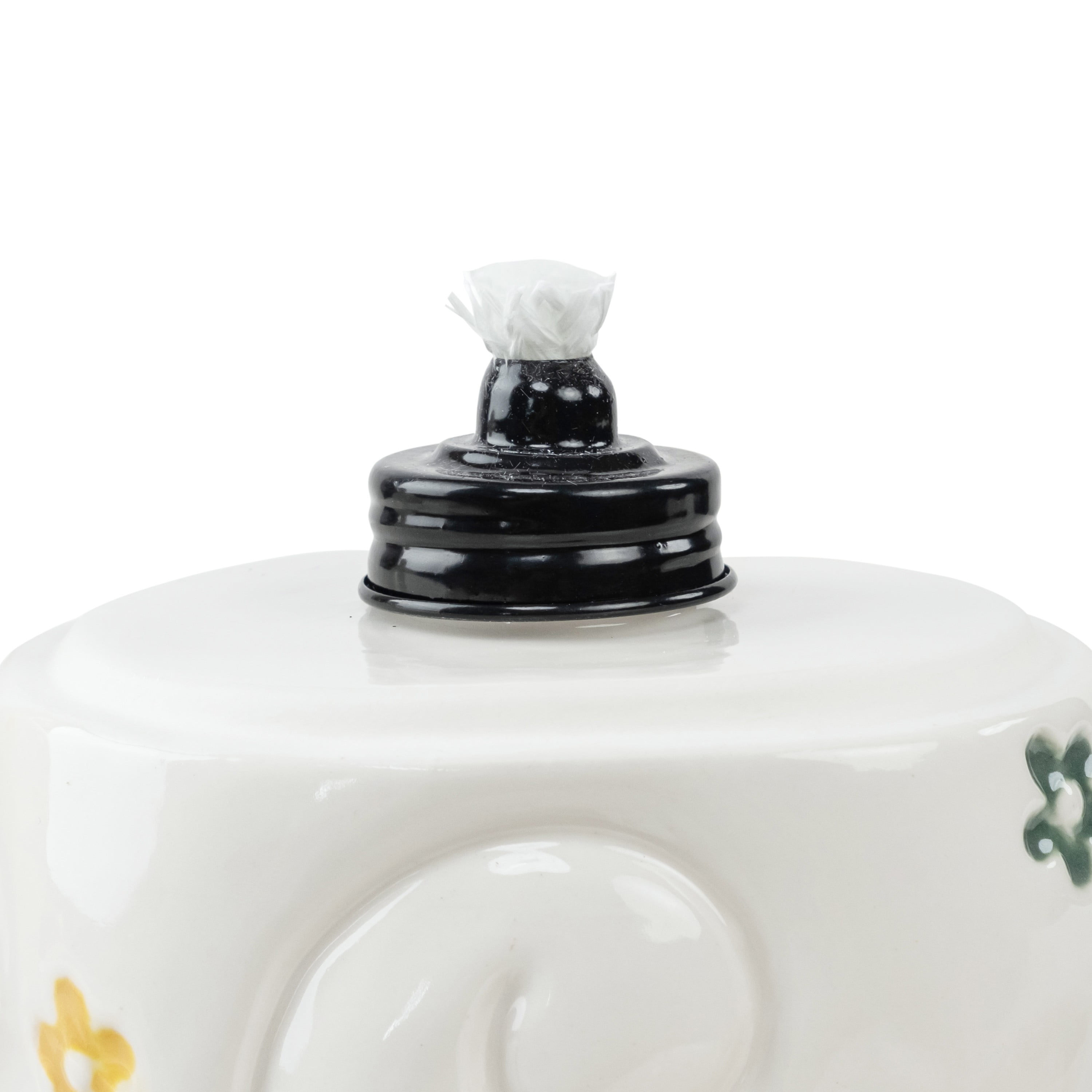 Mainstays Ceramic Snail Flame Torch for Tabletop Outdoor Patio