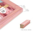 thumbnail image 3 of Woodgrain 6 in. x 8 in. Sunset Pink Picture Frame, 3 of 8
