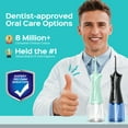 thumbnail image 5 of COSLUS CX30 2-Pack Water Flosser for Teeth,Water Dental Flosser Pick for Teeth,3 Modes & 8 DIY Levels for Sensitive Gums & Braces, 5 of 8