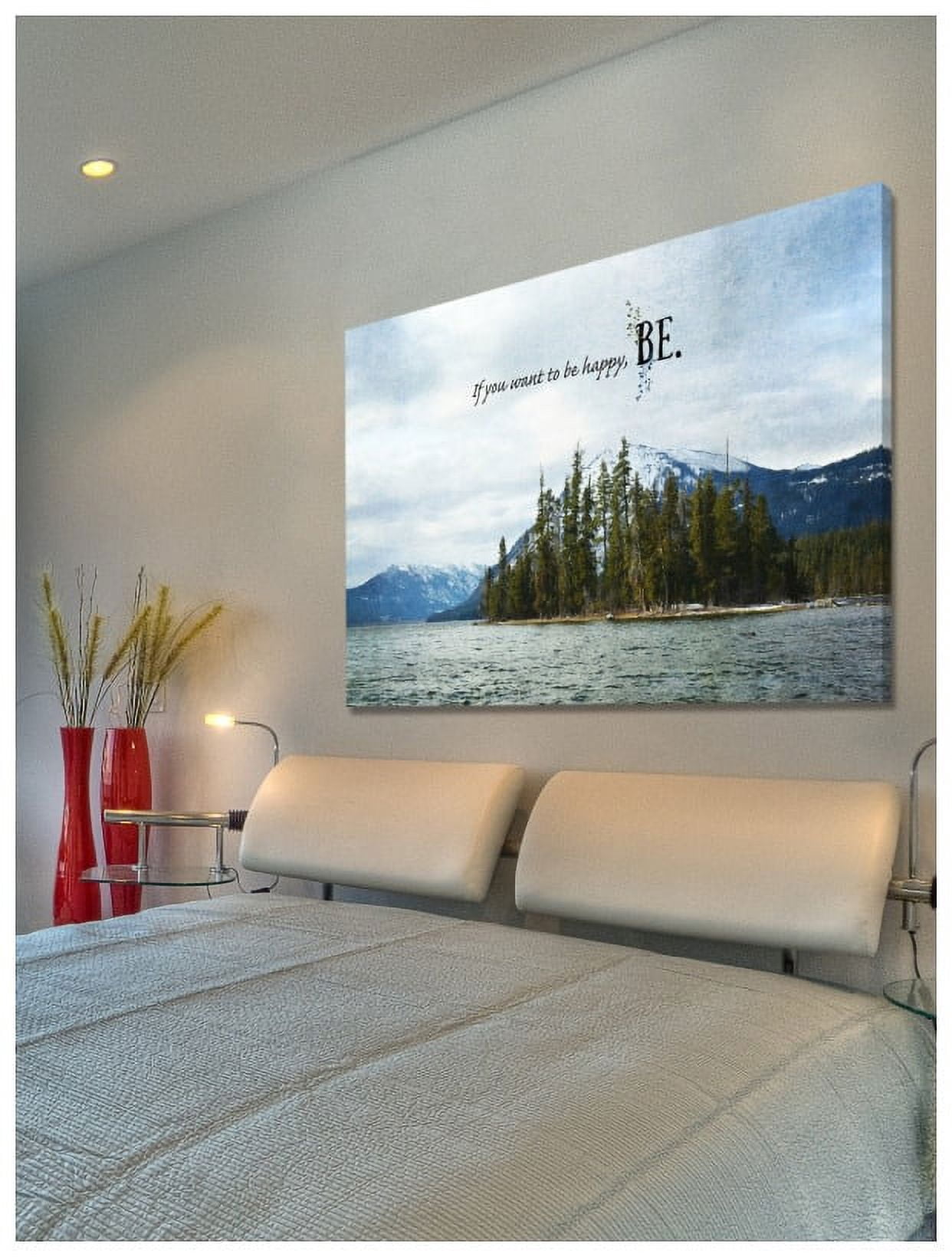 Marmont Hill "Be Text" by Robert Dickinson Painting Print on Canvas