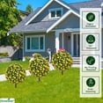thumbnail image 3 of "Fall Artificial Topiary Ball Trees with Spike Set of 2, Fall Faux Boxwood Plants for Outdoor Planters, UV Resistant Artificial Outdoor Shrubs, Fake Bushes for Porch, Garden, Patio Decor, 3 of 4