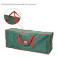 thumbnail image 5 of Christmas Tree Storage Bag, Christmas Tree Cover, Heavy-Duty, Water-Resistant Fabric + Zipper Closure, Red/Green Color, For Christmas Trees, Protects Against Dust and Damage, Tree Tote, Holiday Stora, 5 of 8