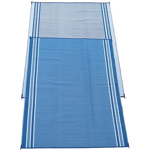Fireside Patio Mats Patio/RV Mat, 9' x 12', Hawaiian Blue
