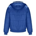 thumbnail image 4 of Kalauyu Men's Jacket Winter Warm Overcoat Padded Hooded Down Coat Thicken Puffer Jacket Water-Resistant Outerwear, 4 of 5
