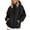 Black, variant on Women's Waterproof Windproof Outdoor Jacket Multi Pocket Functional Suit for Hiking and Daily Wear