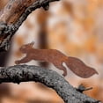 thumbnail image 2 of Squirrel For Tree - Metal Garden Ornament - 35cm - Natural Rust Patina, 2 of 5