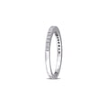 thumbnail image 3 of 1/5 Carat (Ctw) Lab-Created Moissanite Anniversary Band Ring in 10k White Gold for Women, 3 of 5