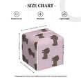thumbnail image 3 of Goofa Dachshund Dog Puppy Tissue Box Cover PVC Leather Tissue Holder Square Facial Tissue Case Facial Paper Organizer Dispenser for Bathroom, Vanity Countertop, 3 of 8