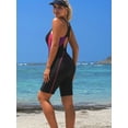 thumbnail image 3 of Attraco One Piece Athletic Swimsuits for Women Boyleg Swimwear Racerback Bathing Suits, 3 of 7