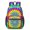 Red and Yellow Tie Dye Pattern, variant on Red and Yellow Tie Dye Pattern 17" Waterproof Oxford School Backpacks for Teens, S-Shape Padded Straps, for School, Travel, Hiking, Camping