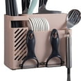 thumbnail image 3 of Wall Cutlery Holder Multifunctional Wall Mounted Chopsticks Drying Rack for Home Kitchen, 3 of 5