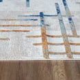 thumbnail image 3 of Luxe Weavers Modern Geometric Multicolor 5x7 Area Rug, Stain-Resistant Carpet, 3 of 6