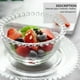 thumbnail image 3 of EeaseMX 1 cuenco de vidrio transparente elegante para ensalada de verduras y frutas., 3 of 7