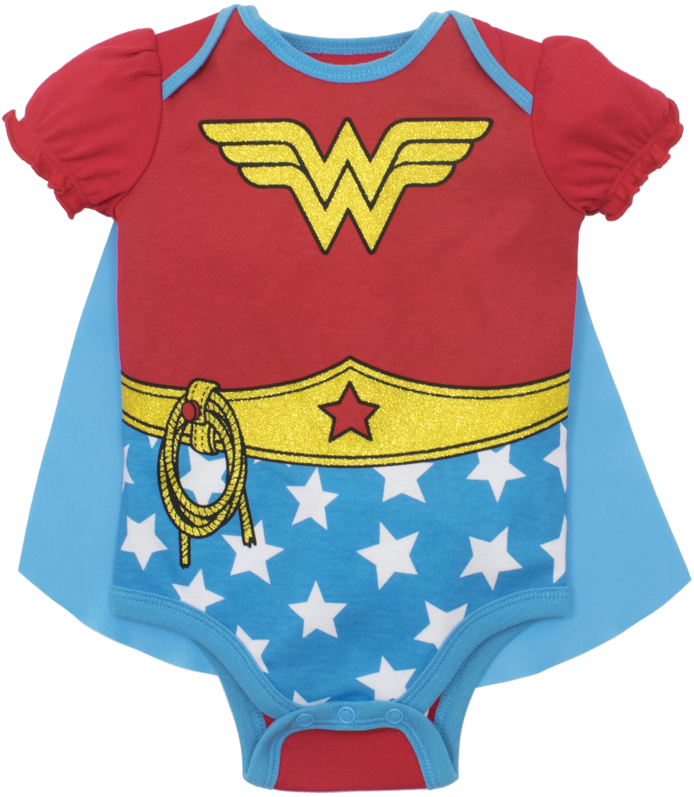 18 Months New DC Comics Wonder Woman Girl Costume Infant Bodysuit 12 Months 