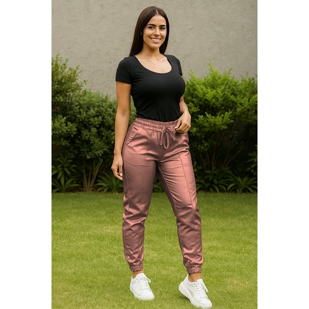 Jogger elegante Rosa grande