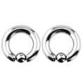 thumbnail image 5 of Pair of Captive Ring Made of Surgical Steel Multiple Gauges ans Sizes Available, 5 of 12
