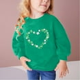 thumbnail image 2 of LIaqionyy Toddler St Patricks Day Sweatshirts Boys Girls Long Sleeve Crewneck Shamrock Graphic Pullover Tops, 2 of 5
