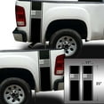 thumbnail image 2 of American USA Flag Racing Stripes Rear Truck Bed Vinyl Decal Sticker Sport Lines Styling Straight Lines Compatible with Most Pickup Trucks Back Graphic Sporting (11" x 35", Black), 2 of 8