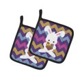 thumbnail image 1 of Carolines Treasures BB6901PTHD Easter Rabbit With Chocolate Heart Pair of Pot Holders, 1 of 1