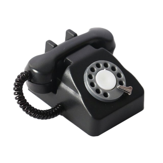 Guardoinrt 1/2/3/5 Modèle Miniature de Téléphone Décor de Maison de Poupée 112 Échelle Type1 1 Pce
