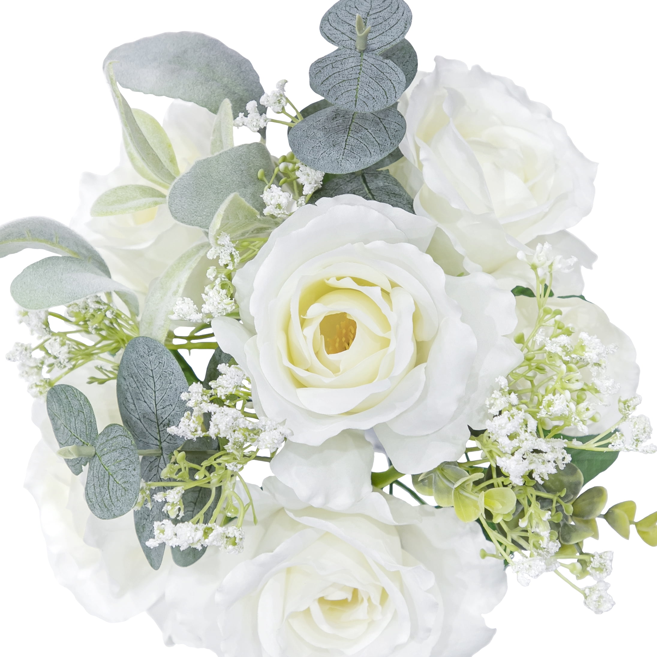 Mainstays Artificial Rose & Lamb's Ear Bundle