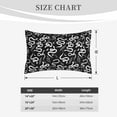 thumbnail image 3 of Fotbe Hand Drawn Snake Pillow Cases - Envelope Closure - Luxury, Extra Soft, Cooling Pillow Covers - Wrinkle, Fade, Stain Resistant-16"x24", 3 of 8