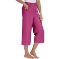 thumbnail image 6 of Jxximdong Leggings for Women Women's Cropped Pants High Waisted Summer Vacation Yoga Pants Pink XL Yoga Pants, 6 of 7