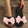 thumbnail image 5 of Wavsuf Slides for Women Casual Summer Bow Pink Slides Slippers Size 9, 5 of 5