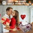 thumbnail image 6 of Blanket Gifts for Wife Romantic Anniversary Birthday Gifts for Wife Her I Love You Presents for Wife from Husband to My Wife Warm Gifts for Christmas Valentine's Mother's Day, 6 of 7