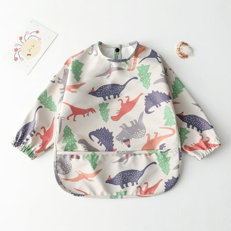 

Danish children‘s waterproof anti-clothing eating bib ultra-soft PU waterproof bib baby complementary overalls anti-dirty feeding