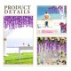 thumbnail image 3 of YSNOOWE 12Ud Flores Colgantes Artificiales De Wisteria En Morado Para De Pared Y Fiesta, 3 of 8
