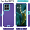 thumbnail image 6 of HCTian Phone Case for Motorola Moto G Power 5G 2025 Case with HD Screen Protector, Heavy Duty Shockproof & Cover Phone Case, 6 of 6