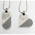thumbnail image 2 of R.H. Jewelry Stainless Steel Matching Transform Heart Father and Daughter Pendant Necklace Set, 2 of 6