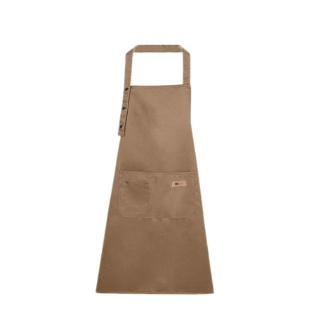 

Adjustable Apron with Pockets for Men and Women s Kitchen Restaurant Barbecue Apron 68X75cm Khaki