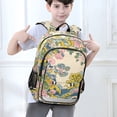 thumbnail image 6 of FORMRS Unisex School Backpack 17" Student Travel Bag with Laptop Compartment, Pink Floral Wave, 6 of 7