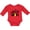Red, variant on Inktastic Vacay Mode with Palm Trees Sun and Pineapple Boys or Girls Long Sleeve Baby Bodysuit
