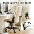 thumbnail image 5 of CHEERFUN Big and Tall Office Ergonomic High Back Executive Desk Chair with Wide Seat, Cream, 5 of 6