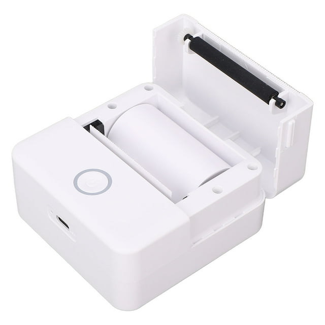 Imprimante de Poche Sans Encre, Impression Noir et Blanc Imprimante Mobile Sans Fil pour Notes d'Apprentissage
