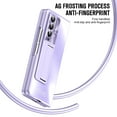 thumbnail image 3 of Allytech Galaxy Z Fold3 Case with Build-in Screen Protector, Stand Full Body Protective Bumper Anti-Scratch Camera Lens Protector Phone Case for Samsung Galaxy Z Fold3 - Purple, 3 of 7