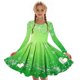 thumbnail image 3 of Vestidos de Manga Larga de las Niñas Tamaño 7-8 Elástico una Línea Twirly Patinador Escuela Vestido de Recital, 3 of 6