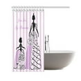 thumbnail image 2 of BPBOP Pink Princess Girls Shower Curtain, Valentine's Day Polyester Fabric Shower Curtain Bathroom Sets 66x72 Inches, 2 of 3