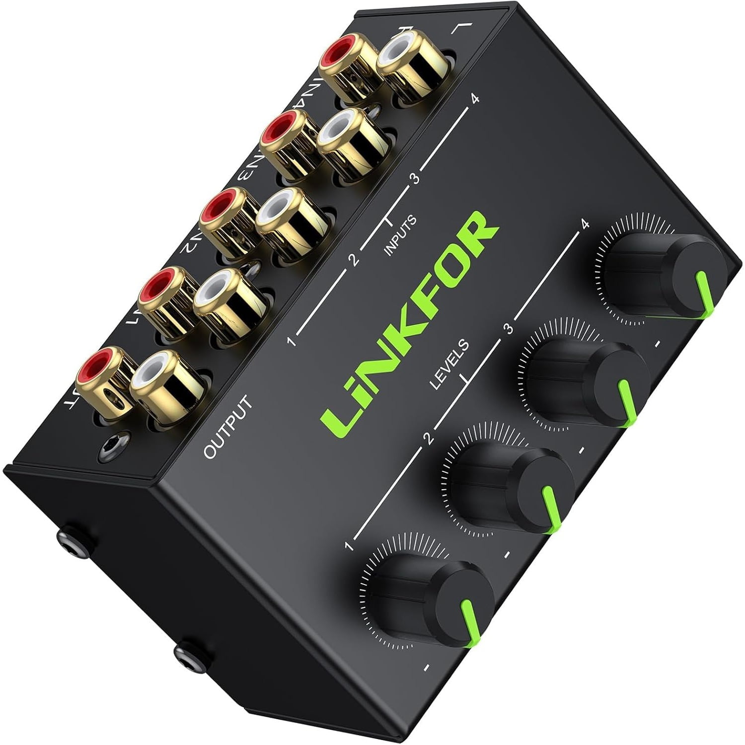 Passive Mixer with Volume Control for RCA Stereo Distribution