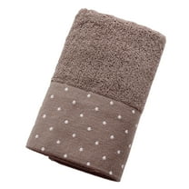 OAVQHLG3B Taupe Gray Hand Towels for Bathroom, SoftCombed Cotton Hand Towel 13" x 29", Highly Absorbent Bathroom Wash Towel